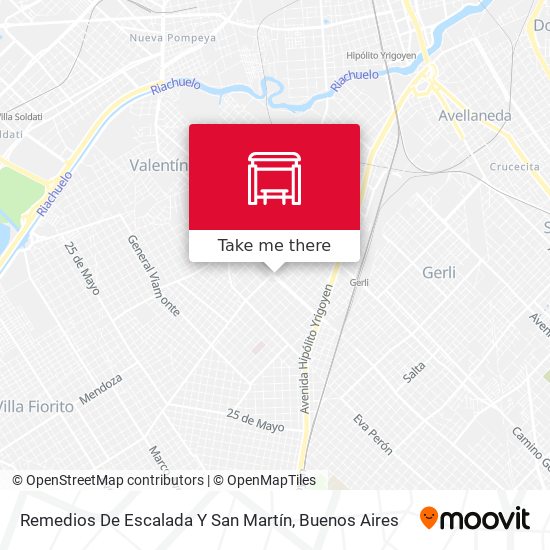 Mapa de Remedios De Escalada Y San Martín