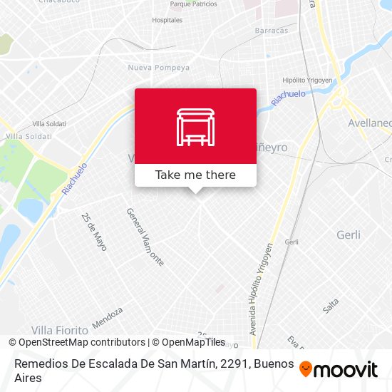 Mapa de Remedios De Escalada De San Martín, 2291