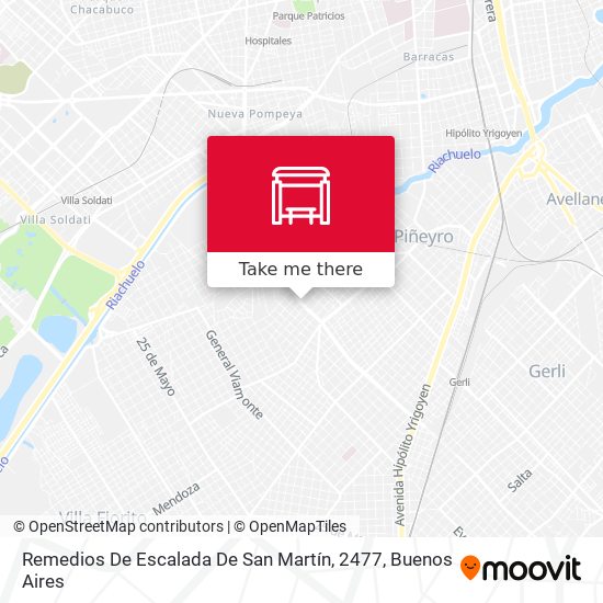 Mapa de Remedios De Escalada De San Martín, 2477