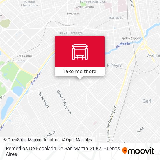 Remedios De Escalada De San Martín, 2687 map