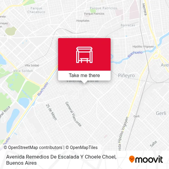 Avenida Remedios De Escalada Y Choele Choel map