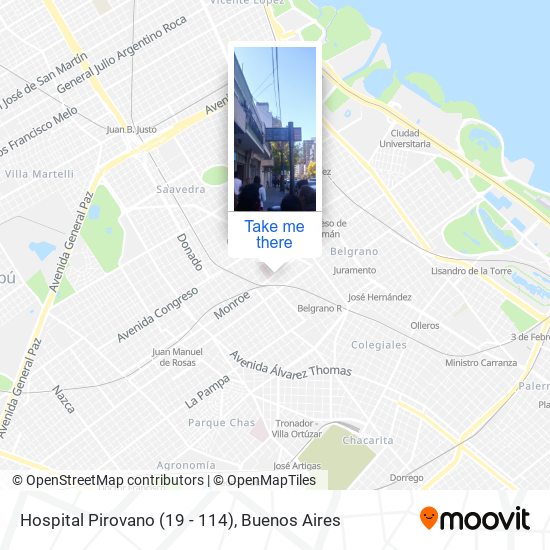 Hospital Pirovano (19 - 114) map