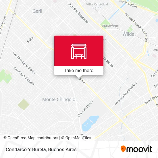 Condarco Y Burela map