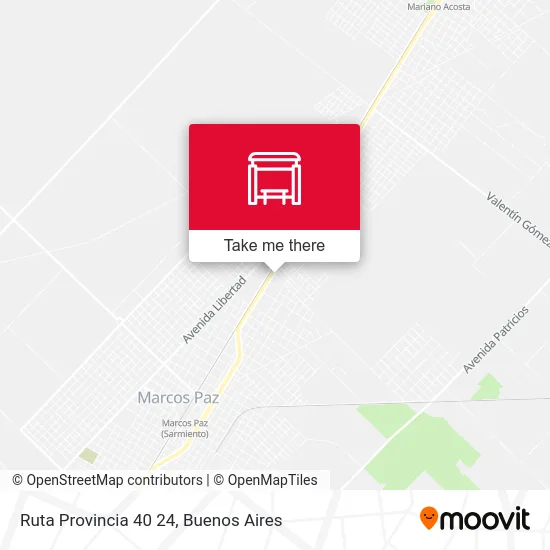 Ruta Provincia 40 24 map
