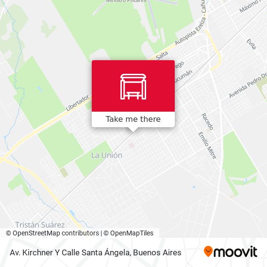 Mapa de Av. Kirchner Y Calle Santa Ángela