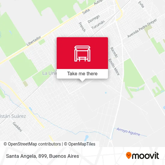 Santa Angela, 899 map