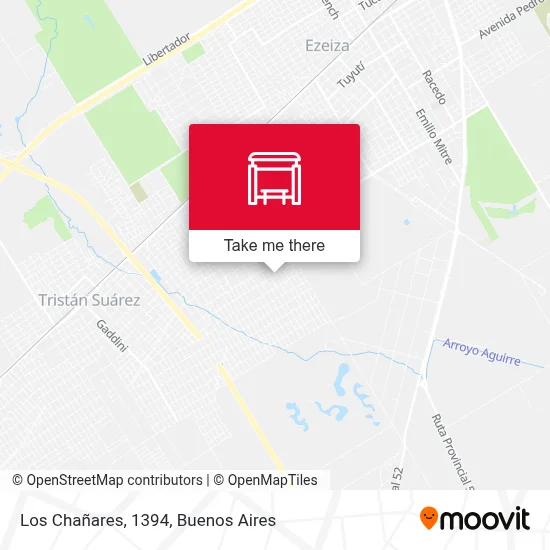 Los Chañares, 1394 map