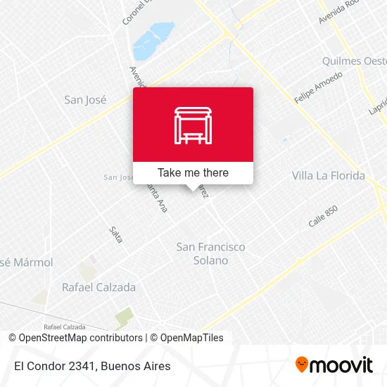 El Condor 2341 map