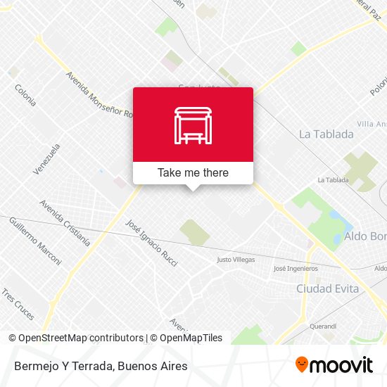 Mapa de Bermejo Y Terrada