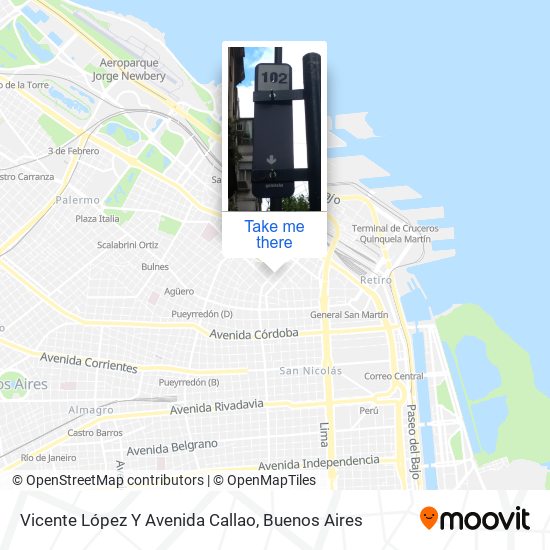 Vicente López Y Avenida Callao map