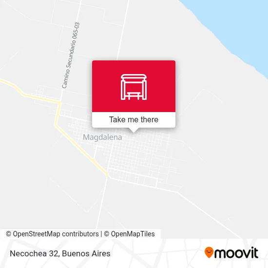 Necochea 32 map
