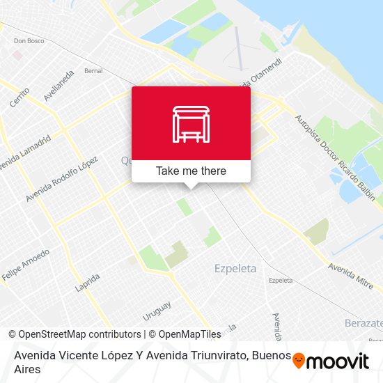 Avenida Vicente López Y Avenida Triunvirato map