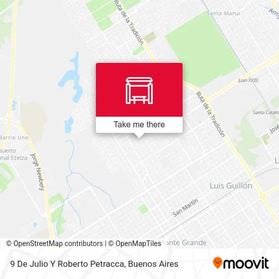 9 De Julio Y Roberto Petracca map