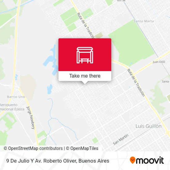 9 De Julio Y Av. Roberto Oliver map