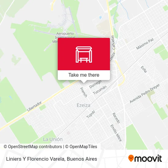 Liniers Y Florencio Varela map