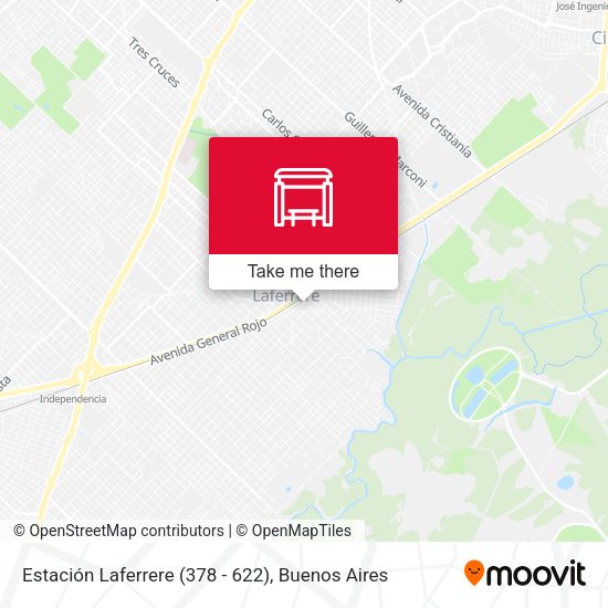 Mapa de Estación Laferrere (378 - 622)