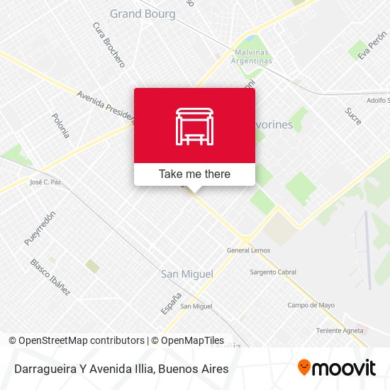 Mapa de Darragueira Y Avenida Illia