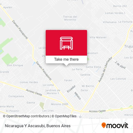 Nicaragua Y Ascasubi map