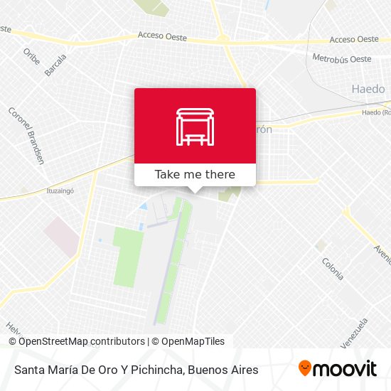 Santa María De Oro Y Pichincha map