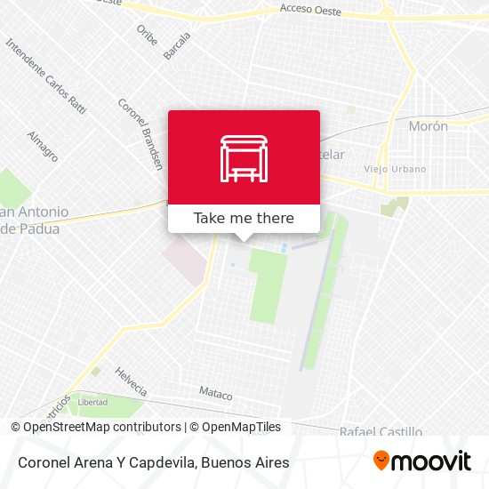 Coronel Arena Y Capdevila map