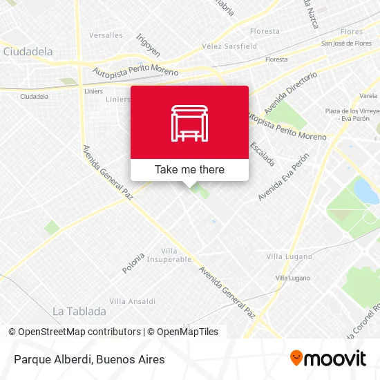 Mapa de Parque Alberdi