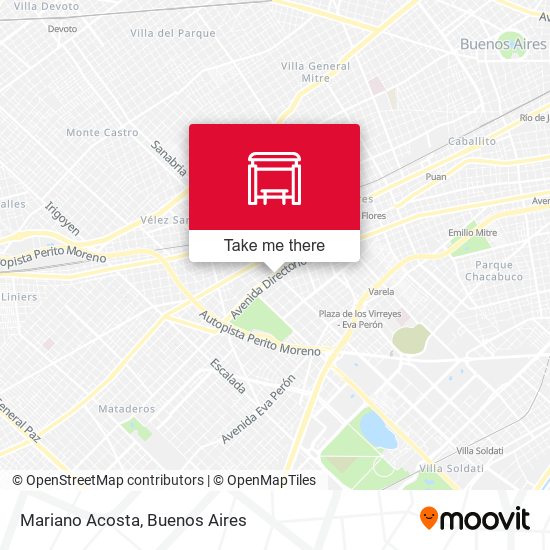 Mapa de Mariano Acosta