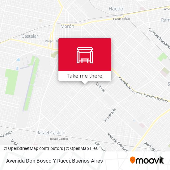 Avenida Don Bosco Y Rucci map