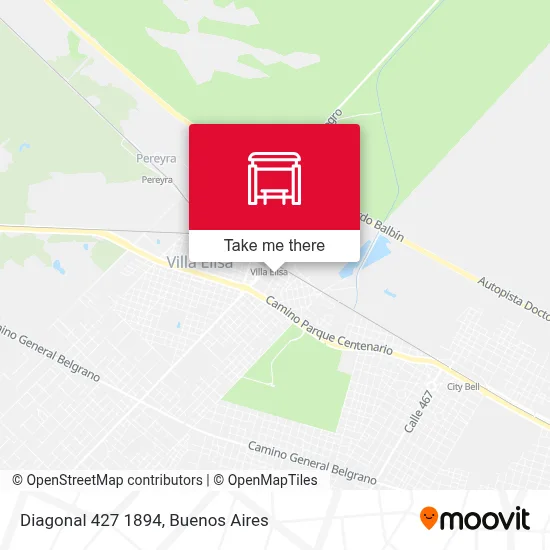 Diagonal 427 1894 map