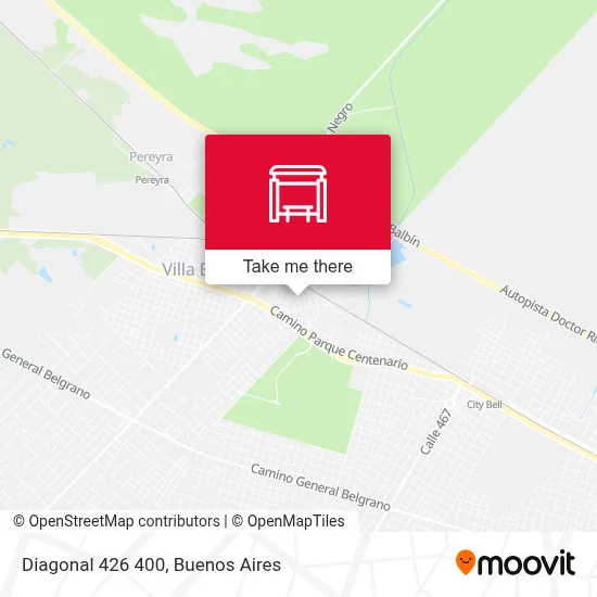 Diagonal 426 400 map