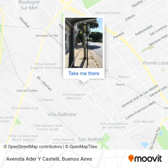Avenida Ader Y Castelli map