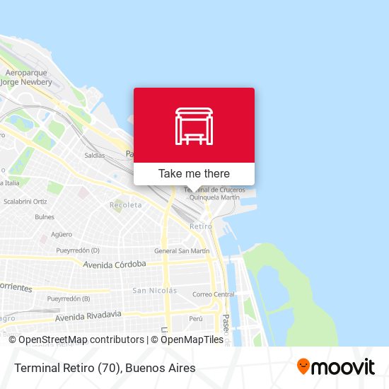 Terminal Retiro (70) map