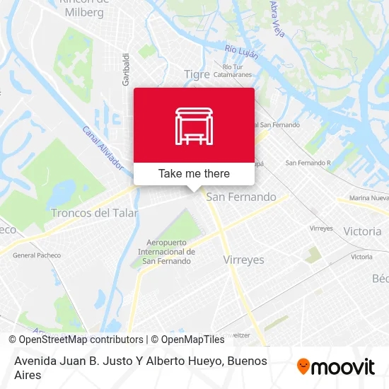 Avenida Juan B. Justo Y Alberto Hueyo map
