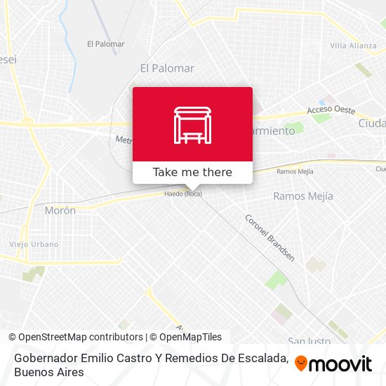 Gobernador Emilio Castro Y Remedios De Escalada map