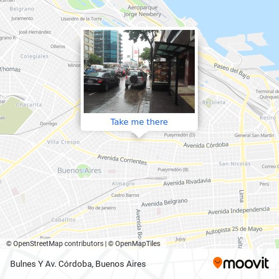 Bulnes Y Av. Córdoba map