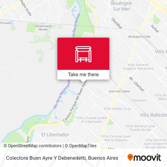 Colectora Buen Ayre Y Debenedetti map