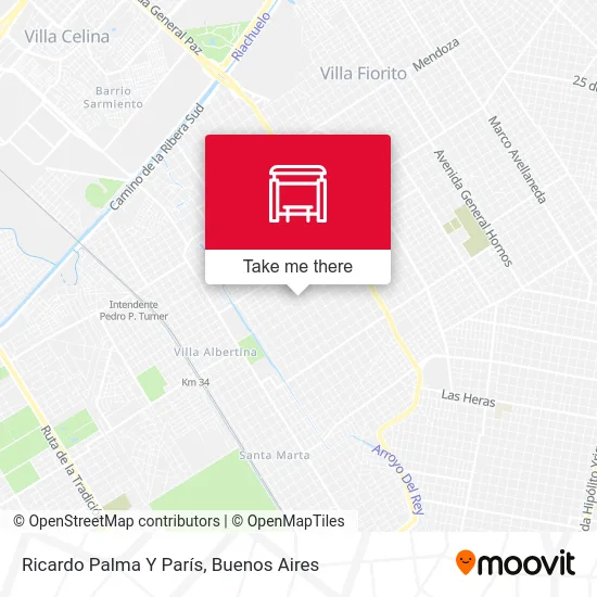 Ricardo Palma Y París map