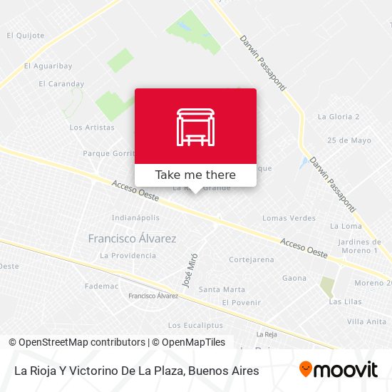 La Rioja Y Victorino De La Plaza map