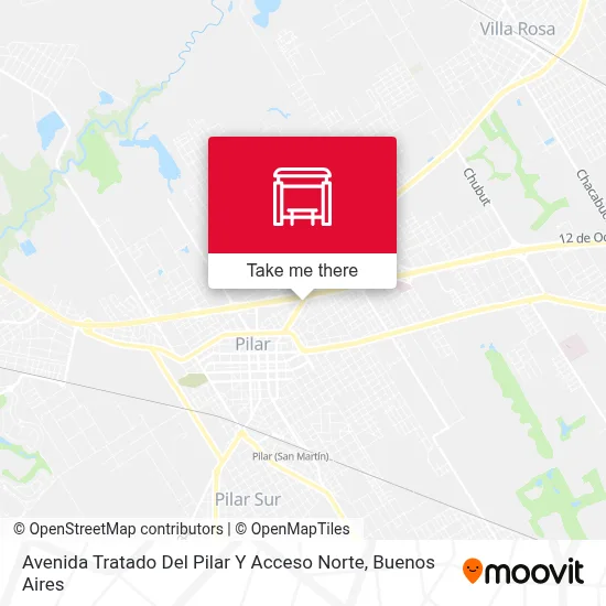 Avenida Tratado Del Pilar Y Acceso Norte map