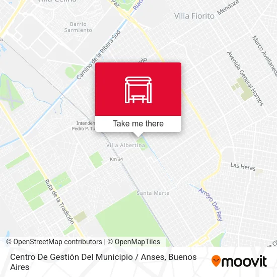 Centro De Gestión Del Municipio / Anses map