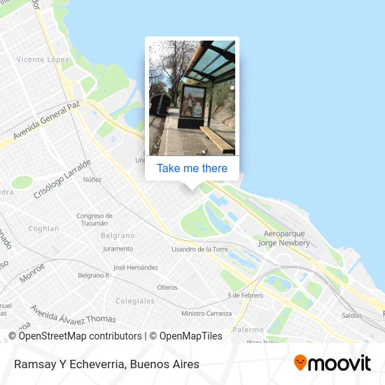 Ramsay Y Echeverria map