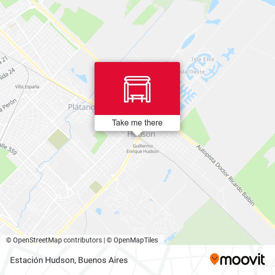 Mapa de Estación Hudson
