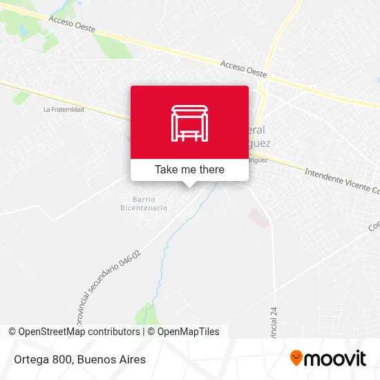 Ortega 800 map