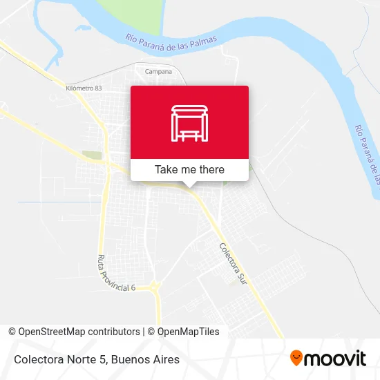 Colectora Norte 5 map