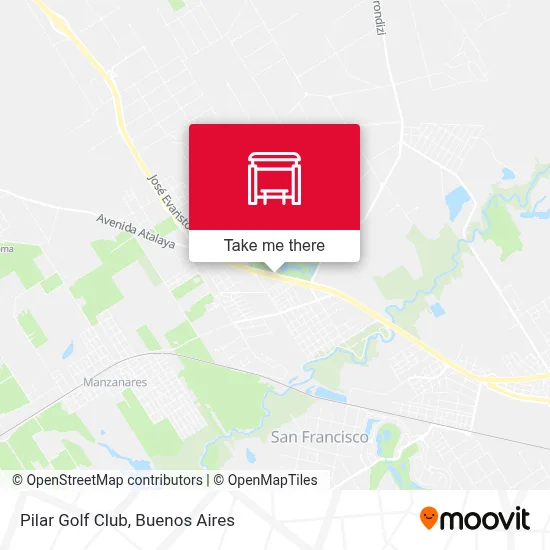 Pilar Golf Club map