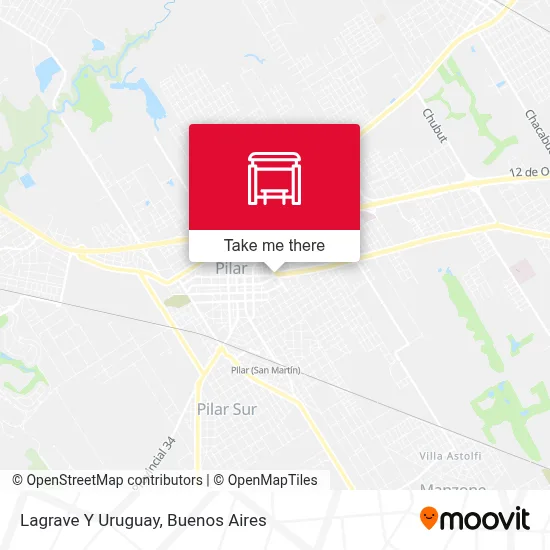 Lagrave Y Uruguay map