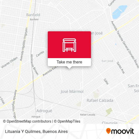 Lituania Y Quilmes map