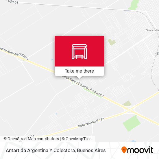Antartida Argentina Y Colectora map