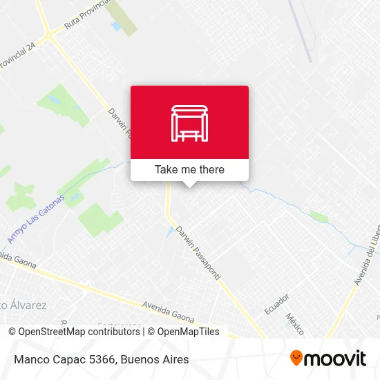 Manco Capac 5366 map