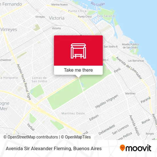 Avenida Sir Alexander Fleming map