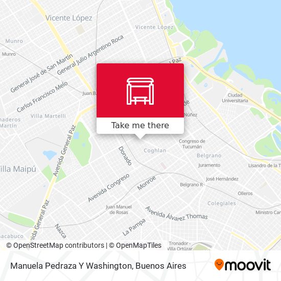 Mapa de Manuela Pedraza Y Washington